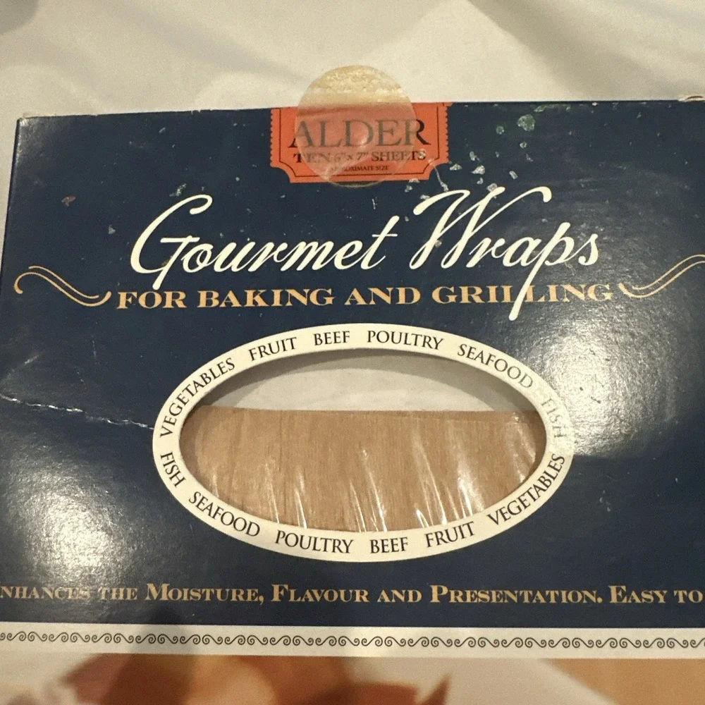 Alder Gourmet Wraps For baking and Grilling